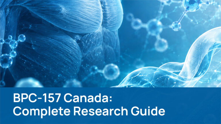 BPC-157 Canada: Complete Research Guide BPC-157 Canada complete peptide research guide banner - Researched Peptides