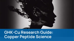 GHK-Cu copper peptide science research guide banner - Researched Peptides