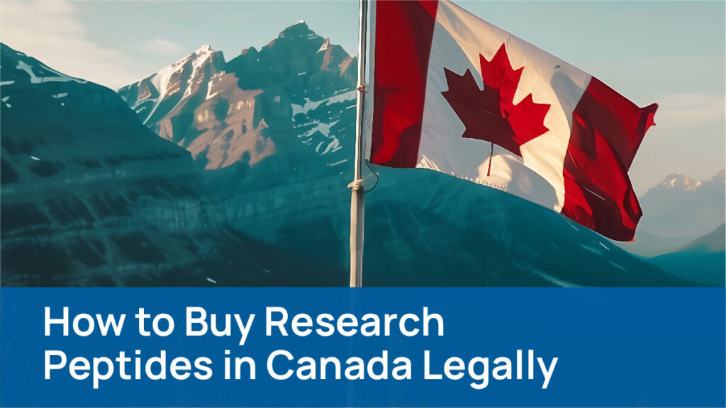 How to buy research peptides in Canada legally article banner - Researched Peptides