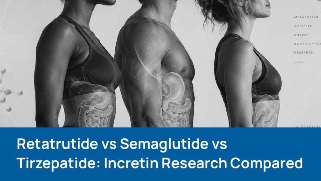 Retatrutide vs semaglutide vs tirzepatide incretin research comparison