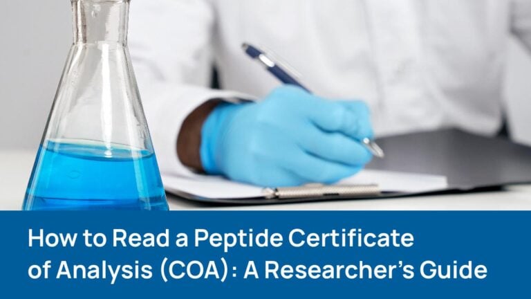 How to read a peptide Certificate of Analysis (COA) for research peptides